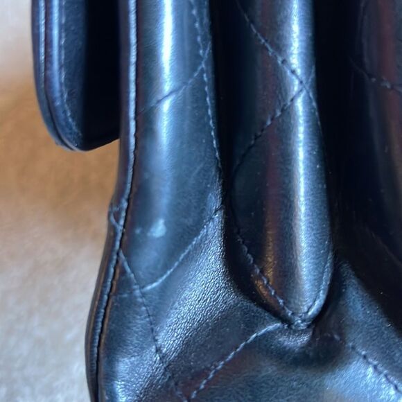 Vintage Chanel double-sided single flap bag 100% authentic - Picture 12 of 16